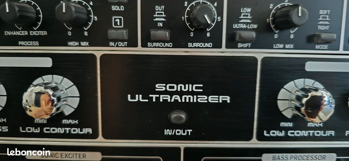 Behringer SU9920 Sonic Ultramizer – Exciter / Enhancer Stéréo Rack 19" – Très bon état (image 2)