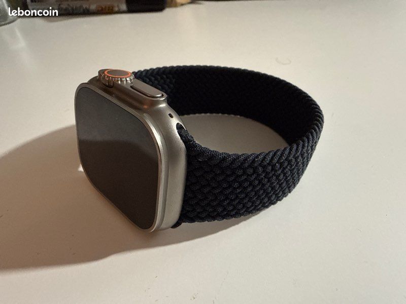 Bracelet Apple Watch Boucle unique tressée Minuit Taille 12