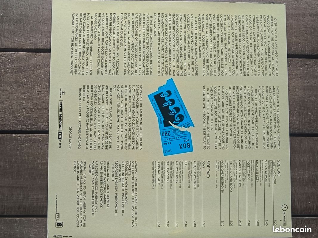 Vinyle les Beatles (image 3)