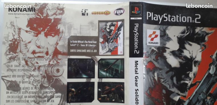 Metal Gear Solid 3 Subsistence big box bon état sony PS2 bien