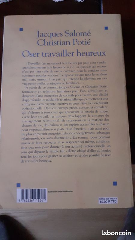 Oser travailler heureux Jacques Salomé (image 2)