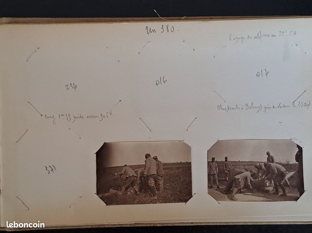 GUERRE 14-18 - ALBUM de 158 PHOTOS ORIGINALES - Plusieurs Régiments d'Infanterie: 40è,15è, 116è, 7è, 6è (image 13)