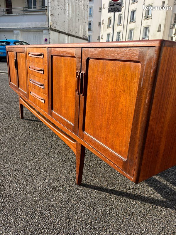 Ancienne grande enfilade scandinave teck vintage (image 4)