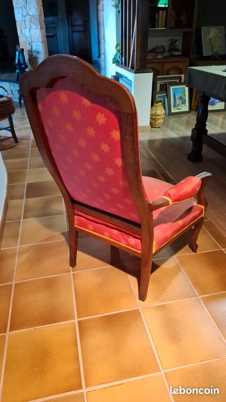 Fauteuil Voltaire ancien (image 2)