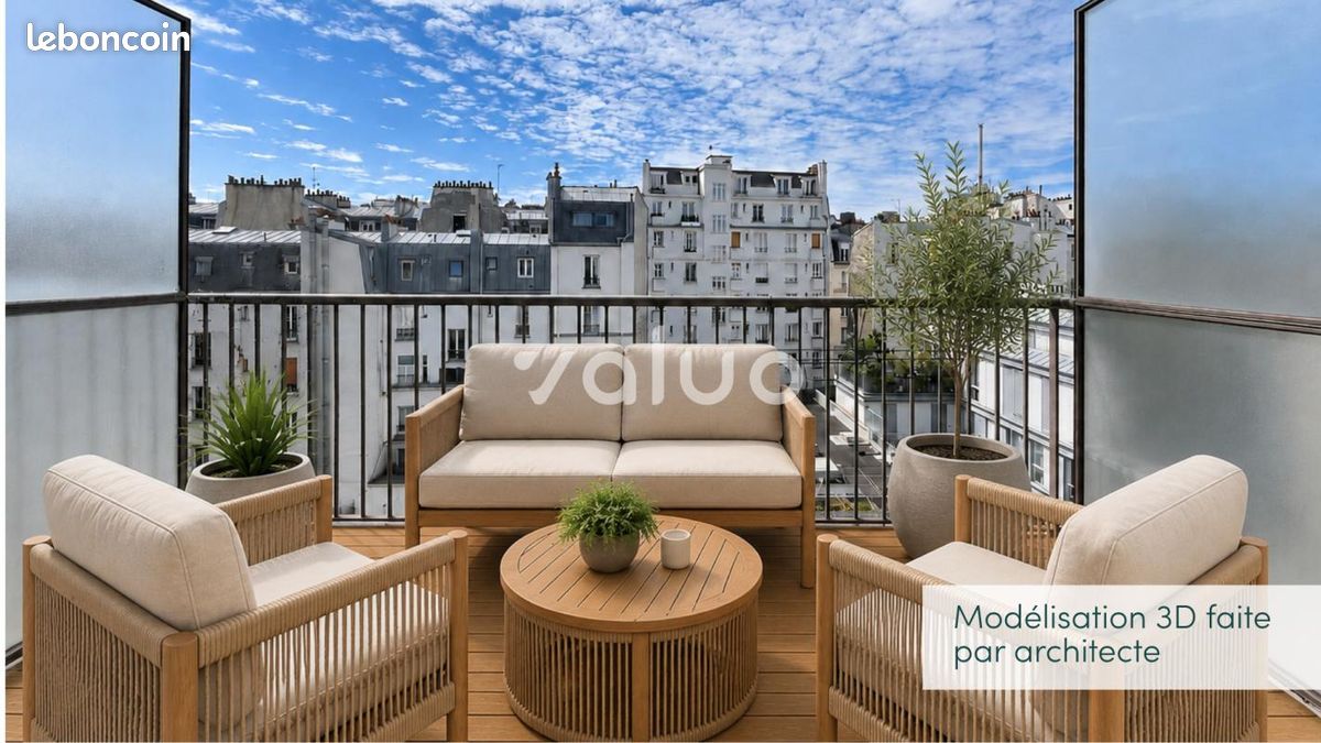 Appartement 3 pièces 58 m² · à Paris · 58 m² · 740 000 €
