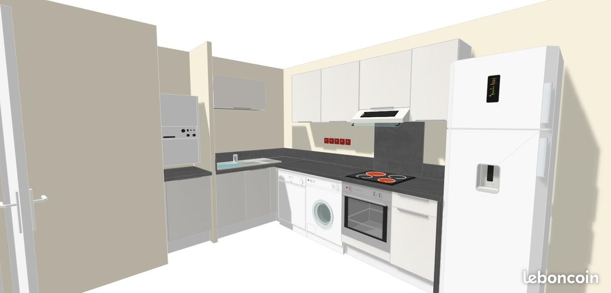 Appartement 2 pièces 46 m² · à Faches-Thumesnil · 46 m² · 617 €/mois