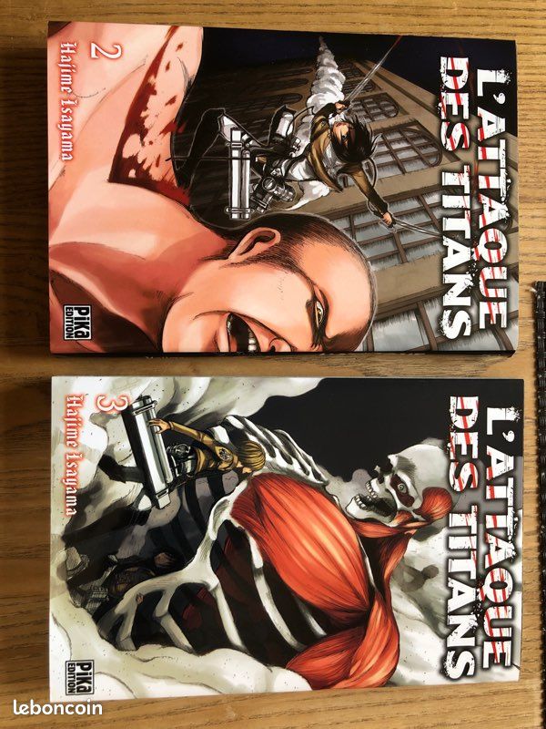 Manga L’Attaque des titans tomes 2 et 3 (image 2)