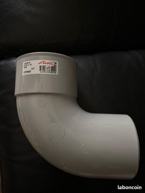 Coude Gris PVC Made in France 87’30 D.100 (image 1)
