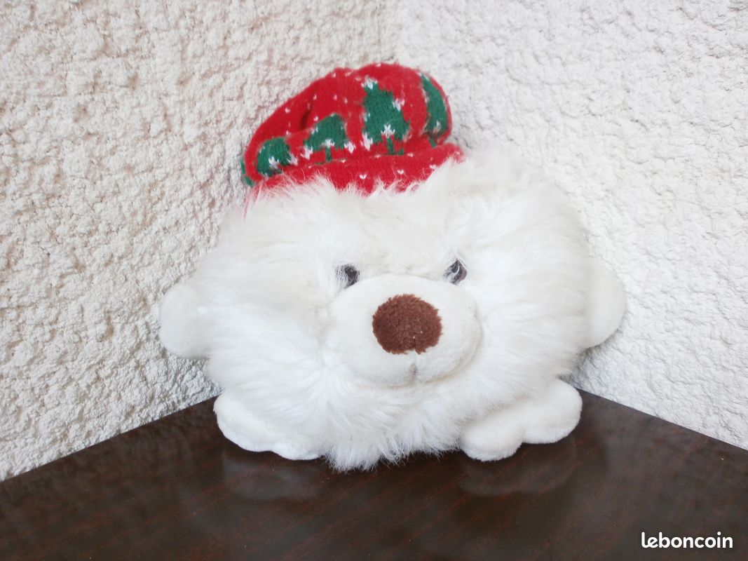 Peluche boule de neige (image 1)