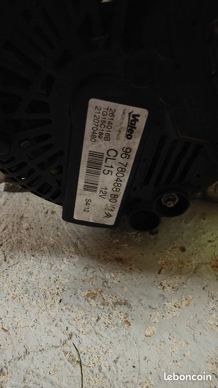 Alternateur Valeo 1.6hdi 92ch (image 2)