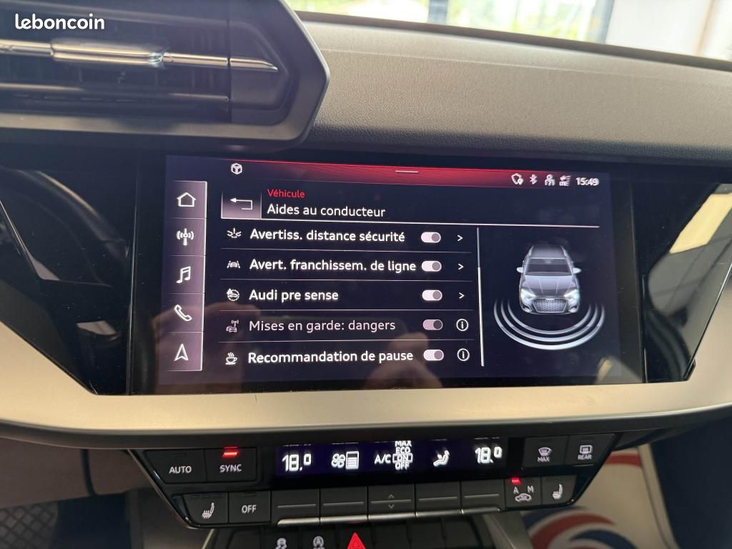 AUDI A3 SPORTBACK 35 TFSI 150 S-Tronic 7 DESIGN (image 17)