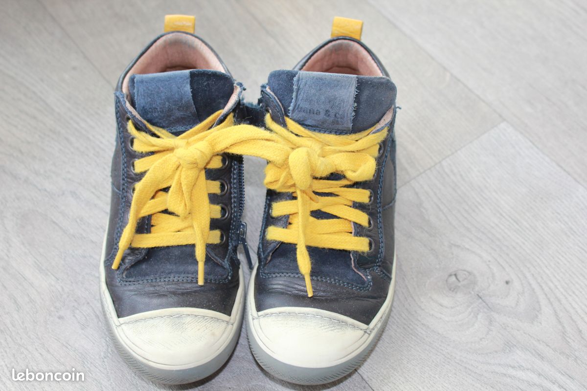Chaussures cuir hautes de marque Bana & Co taille 29 (image 1)