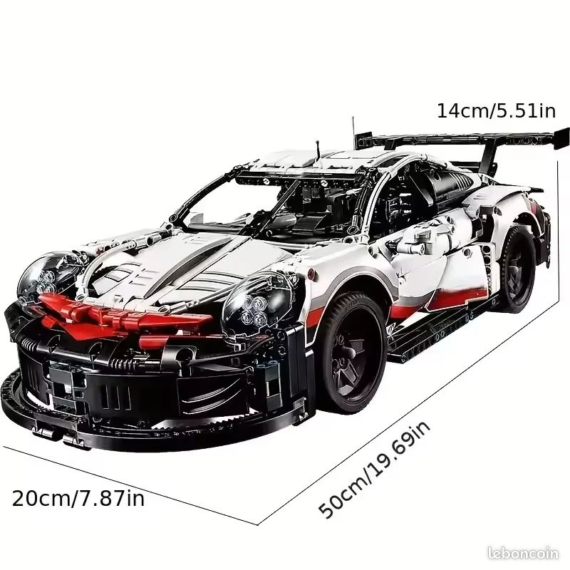 Modèle Porsche 911 – Jeu de Briques de Construction – Neuf (image 3)