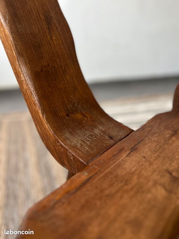 Chaise brutaliste vintage (image 4)