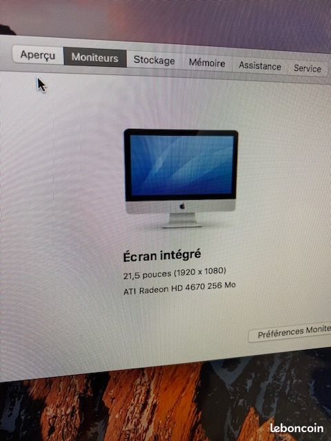 Imac 21.5 pouces 2010 (image 3)