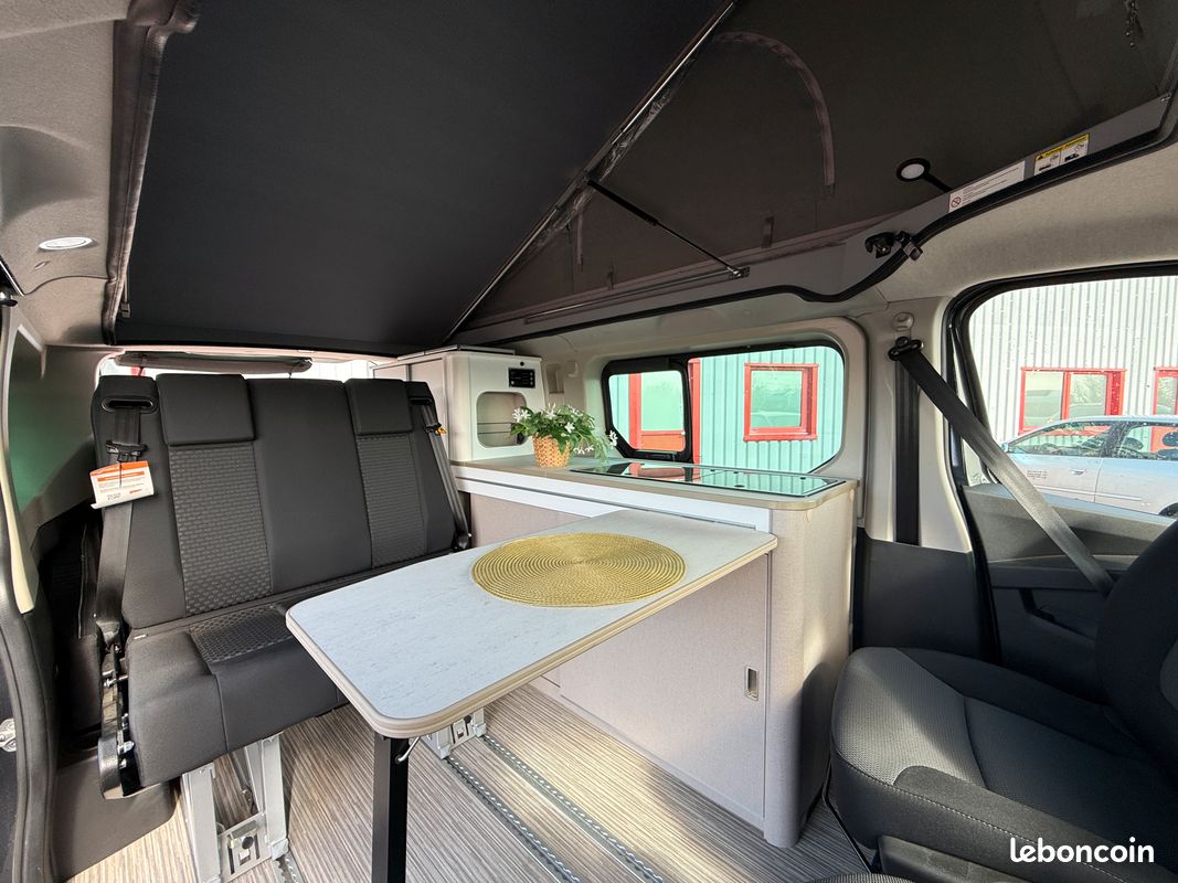 Van aménagé toit relevable - BURSTNER Playa C500 - Renault Trafic 2.0L DCI 150ch - boîte automatique - 5 places CG (amovible) (image 8)