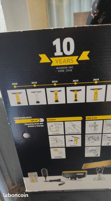 Live-vitres Karcher wv2 avec accessoires sur les photos , comme neuve utilisé une seule fois (image 6)