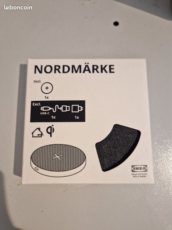 Chargeur sans fil téléphone IKEA NEUF (image 1)