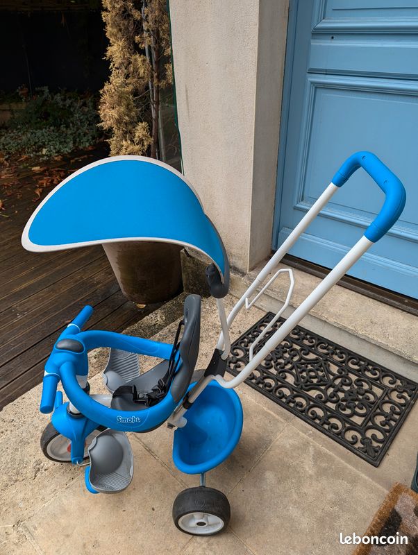 Vélo enfant Smoby 740414 - Tricycle Be Move Confort Bleu Vélo enfant Smoby 740414 - Tricycle Be Move Confort Bleu
