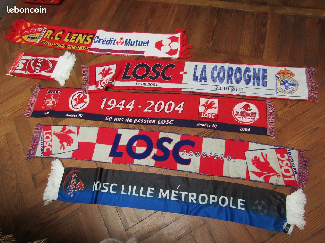 Écharpe LOSC Lille – Everton 2014/2015 – Collector – Neuf Avec étiquettes
