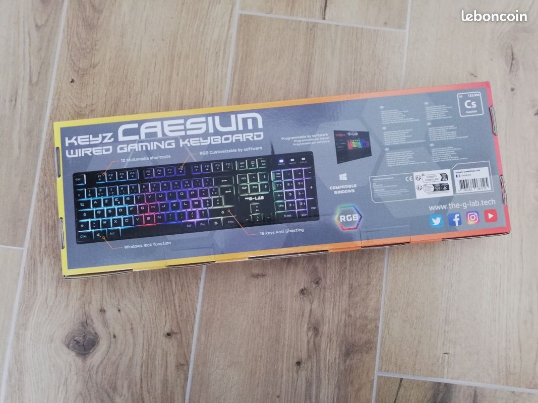 Clavier gaming azerty retro-eclairage (image 2)