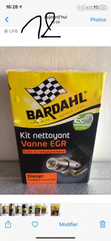 Kit Nettoyant BARDAHL pour Vanne EGR