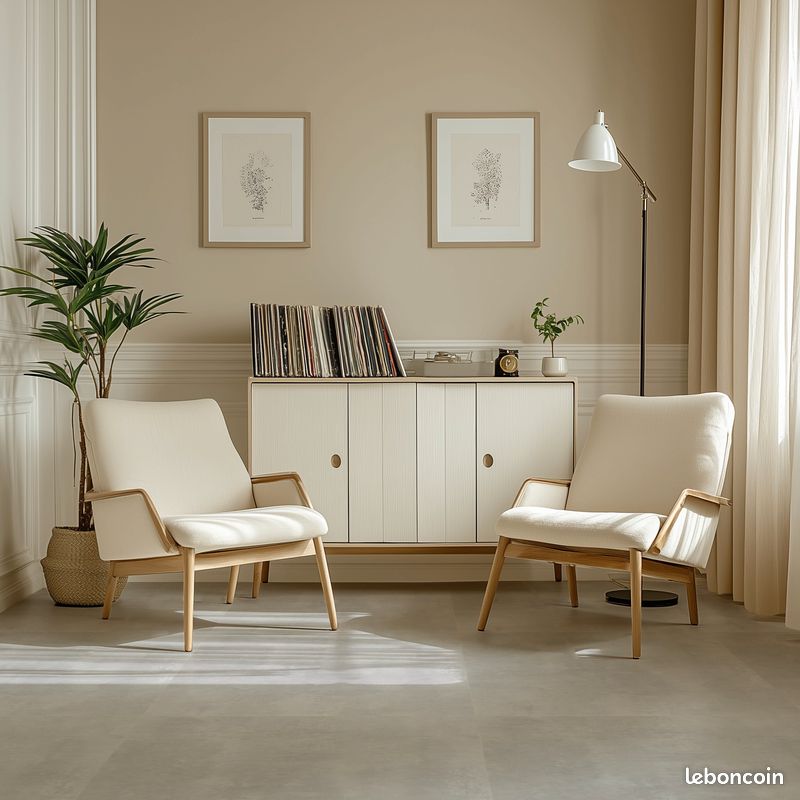 Paquet de 3.34m² de Parquet PVC KALINAFLOOR Boston Looseley Dalles Bleu Gris Flagstone - 123546052 - NEUF (image 2)