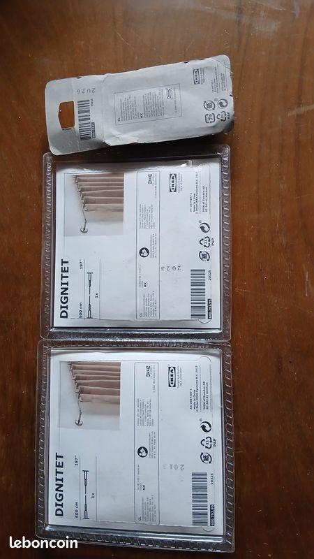 2 x Cable rideau Dignitet Ikea et pinces (image 2)