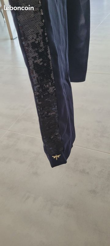 Pantacourt Femme Tissalia Taille 40 Bleu - Occasion Très Bon état - Lyocell