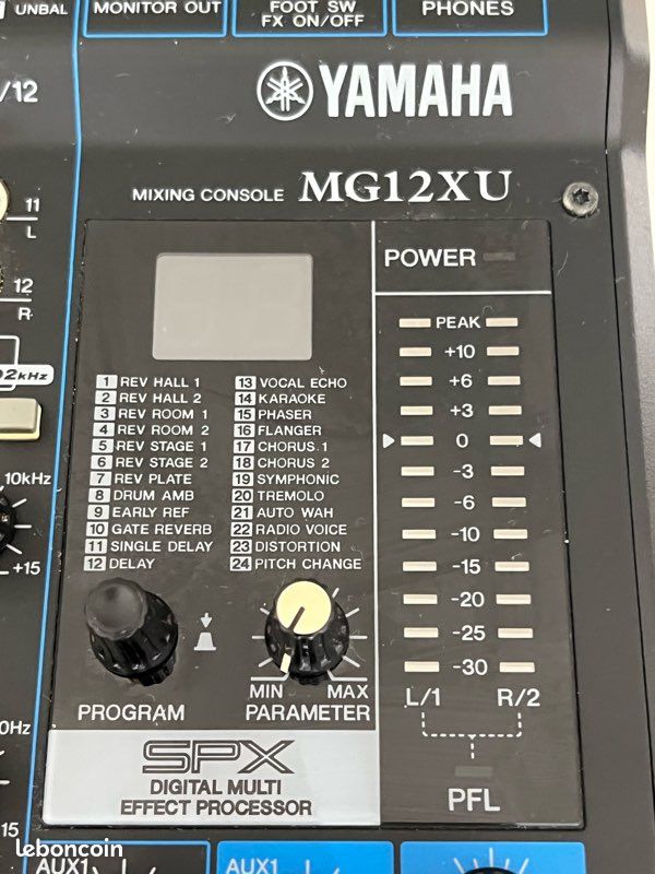 Table de mixage - Yamaha MG12XU (image 2)