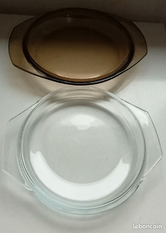 Couvercle pyrex en verre pour cocotte diamètre 22 cm et 18,5 cm (image 3)