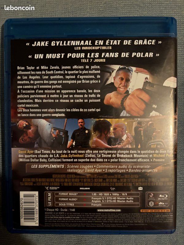 End Of Watch Blu-ray (pas de livraison) (image 2)