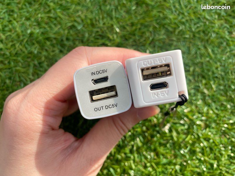 Lot de 2 Mini Batteries Externes (Power Bank) Panasonic - 2200mAh - Neuf (image 3)