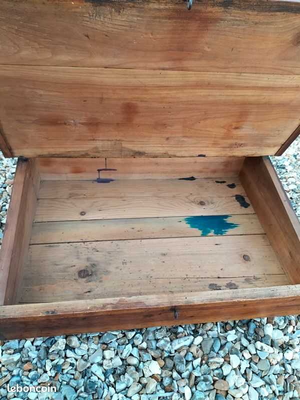 Bureau D'écolier En Bois à Poser – Atelier Calette – État Quasiment Neuf – Pour Enfant 8-11 Ans – Fabrication France