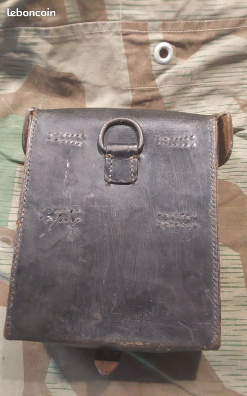 Porte-documents En Cuir MG - Taille Petit - Noir - Occasion Comme Neuf