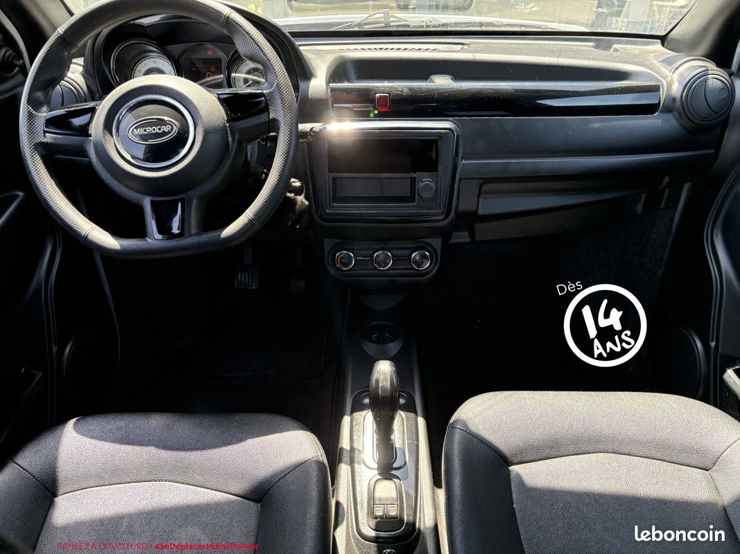 A2H VOITURE SANS PERMIS Occasion Microcar Dué (image 6)
