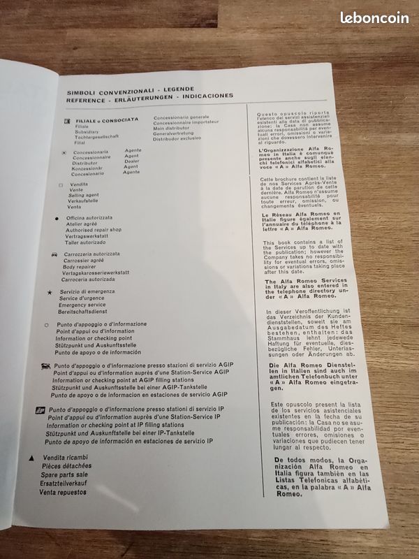 Guide agences ALFA ROMEO Italie & Europe (image 3)