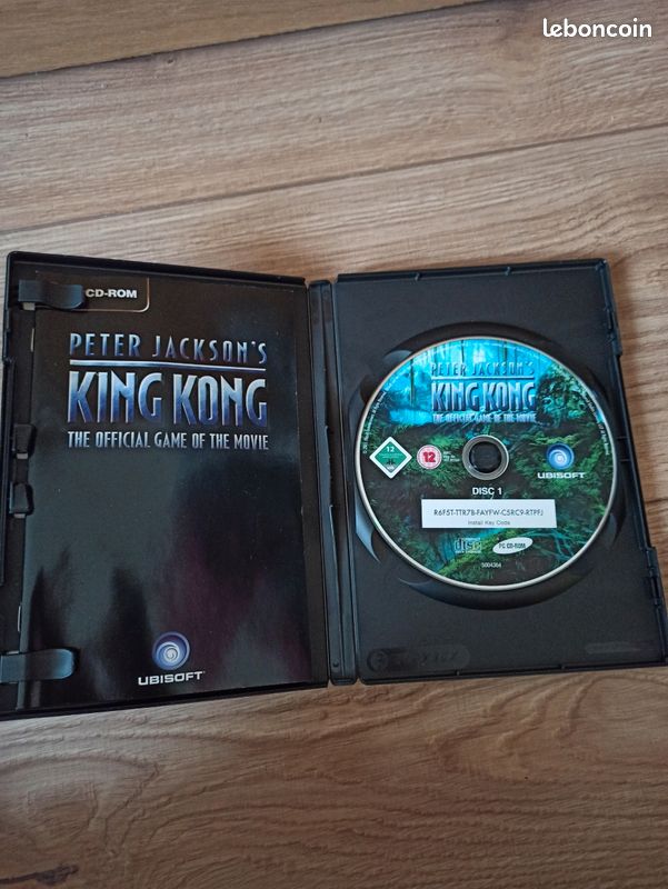 Jeu PC King Kong – Version Française, 3 CD, Très Bon état Complet Avec Boîte Et Notice