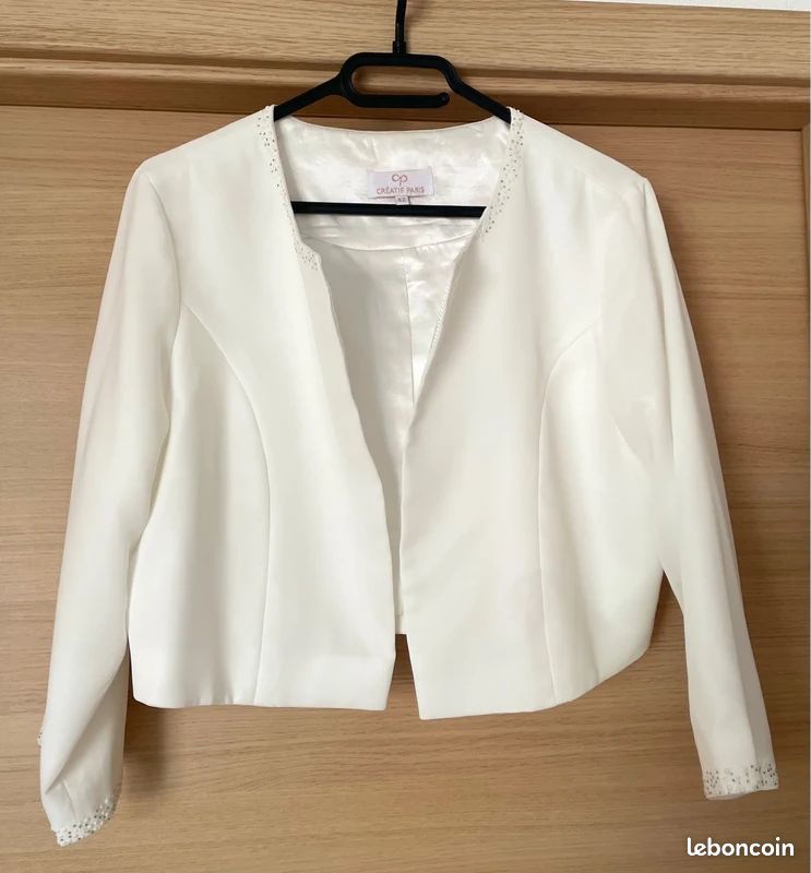 KRISP Boléro Femme Chic Veste Cardigan Mariage Cérémonie Travail Bureau