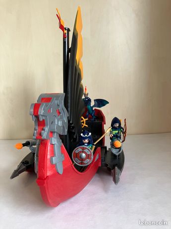 Playmobil 5481 – Bateau Drakkar Vaisseau Du Dragon Avec Accessoires – Occasion
