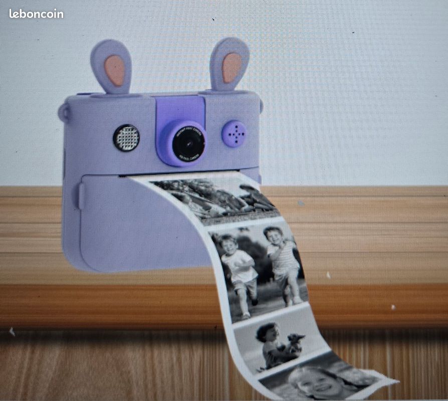 Gofunly Appareil Photo Enfant Instantanée, 3,0 Pouces Appareil Photo