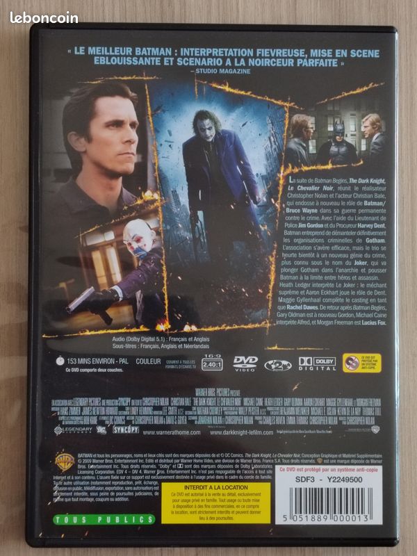 DVD BATMAN The Dark Night (image 2)