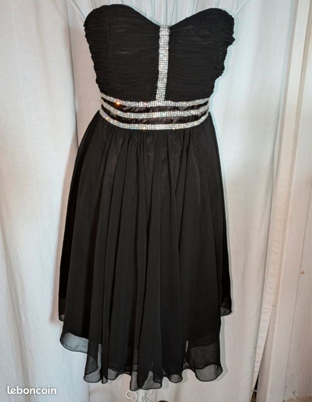 Strass Bustier Soiree Robe De Soirée Bustier à Strass Vêtements - Main Image