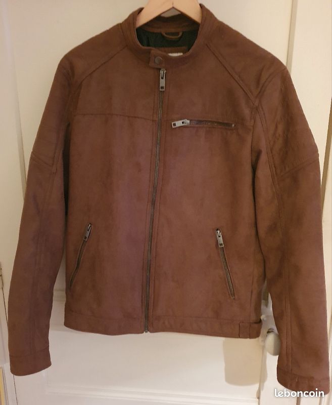 Suede Jacket Jack And Jones Veste Simili Cuir Simili Cuir Jack