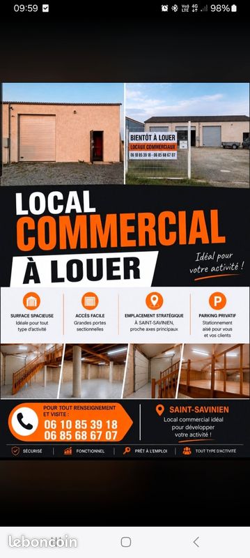Parking 4 pièces 120 m² · à Saint-Savinien · 120 m² · 770 €