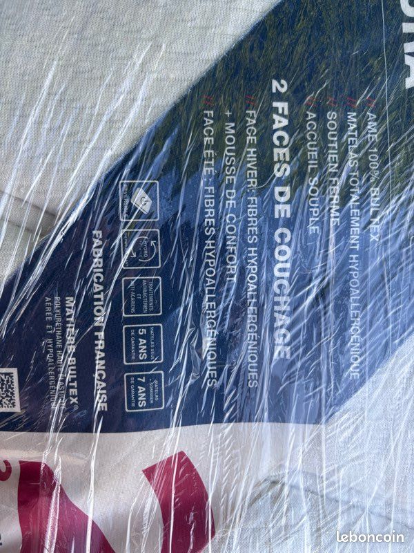 Matelas bultex 90*190 2 faces été/hiver (image 2)