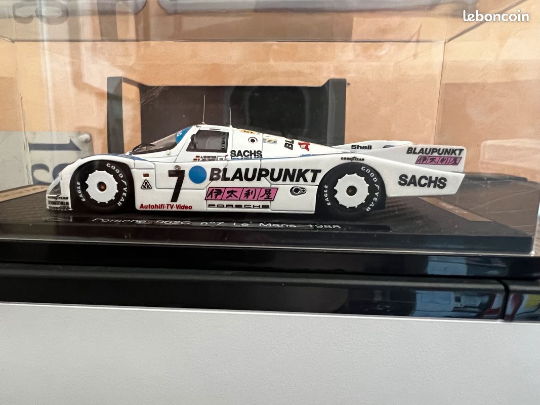 Kit Maquette Starter 1:43 Porsche 962C Blaupunkt #7/8 LM88 Le Mans 1988 - Résine, Occasion