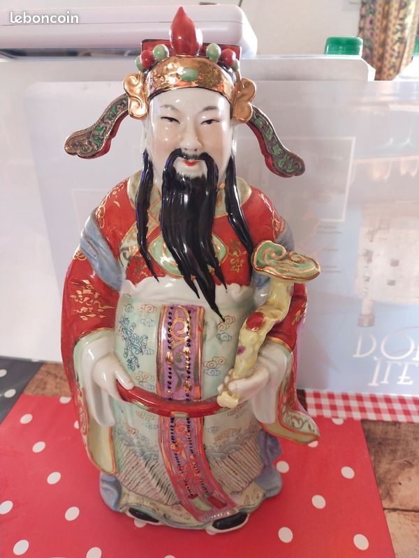 Trois statues de sage chinois (image 4)