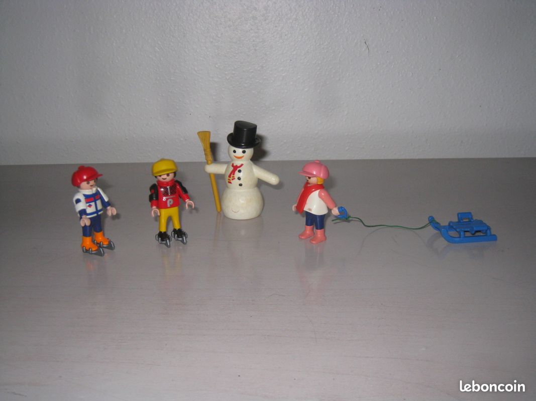 Playmobil les enfants à la neige (image 1)