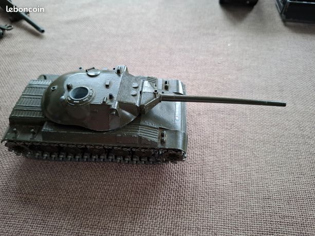 Solido 1/50, Lot AMX 13 Bitube Et 75mm, armée Française, Version 1970
